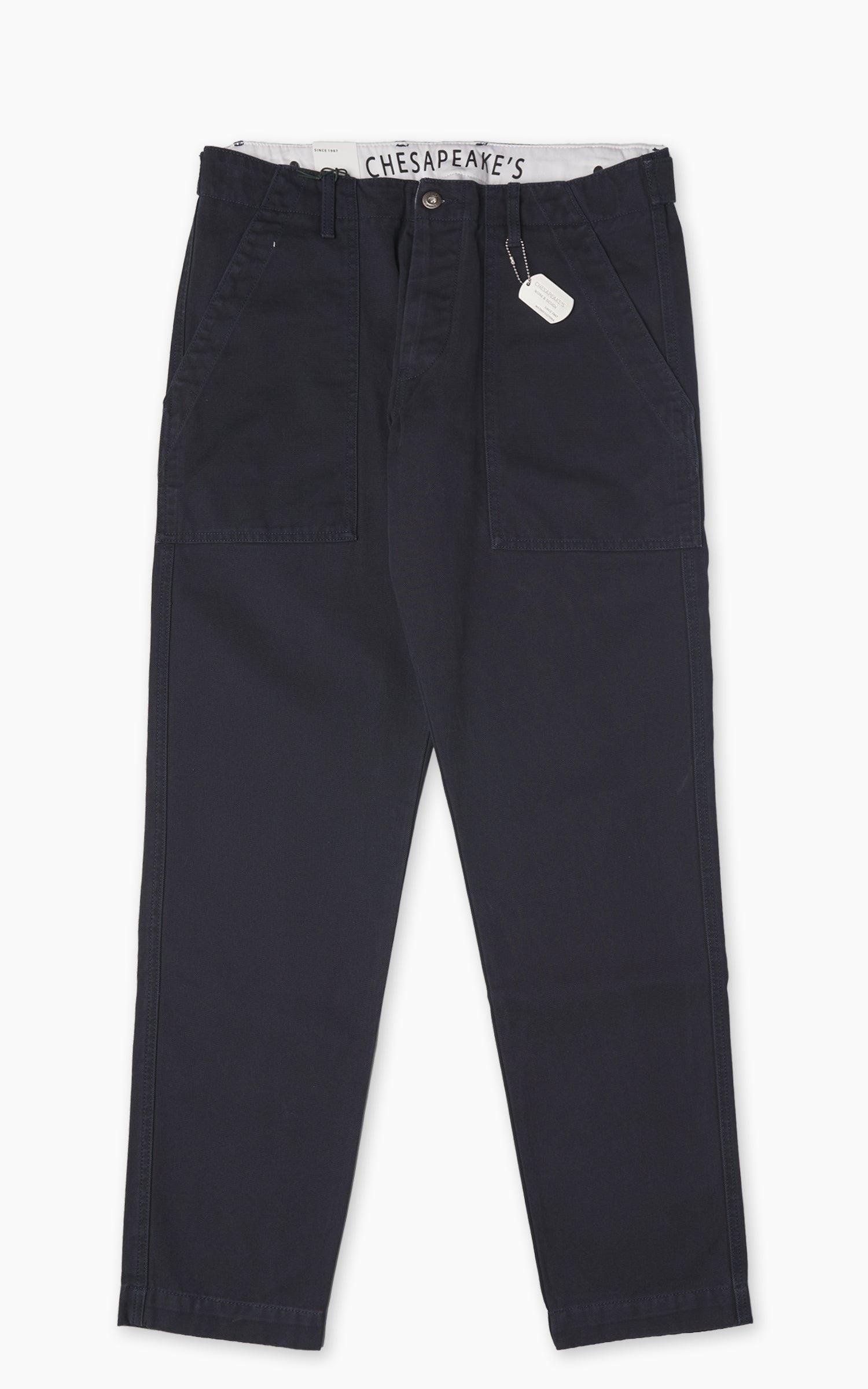 Chesapeake's Fatigue Pant Canvas Navy Blue