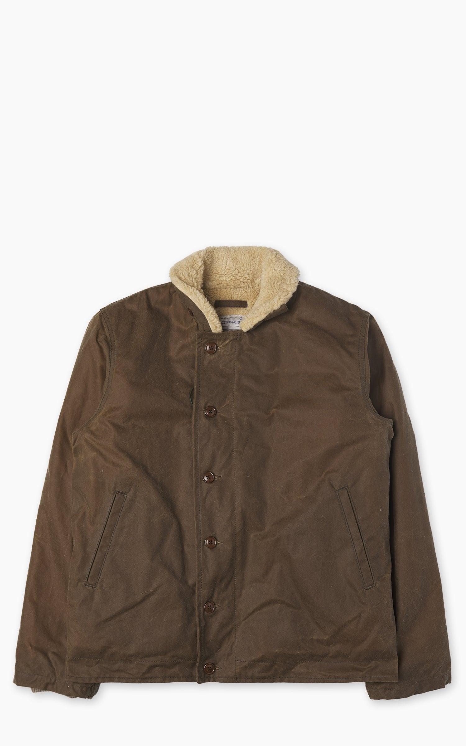Chesapeake's Wilson Deck Jacket Waxed Sand