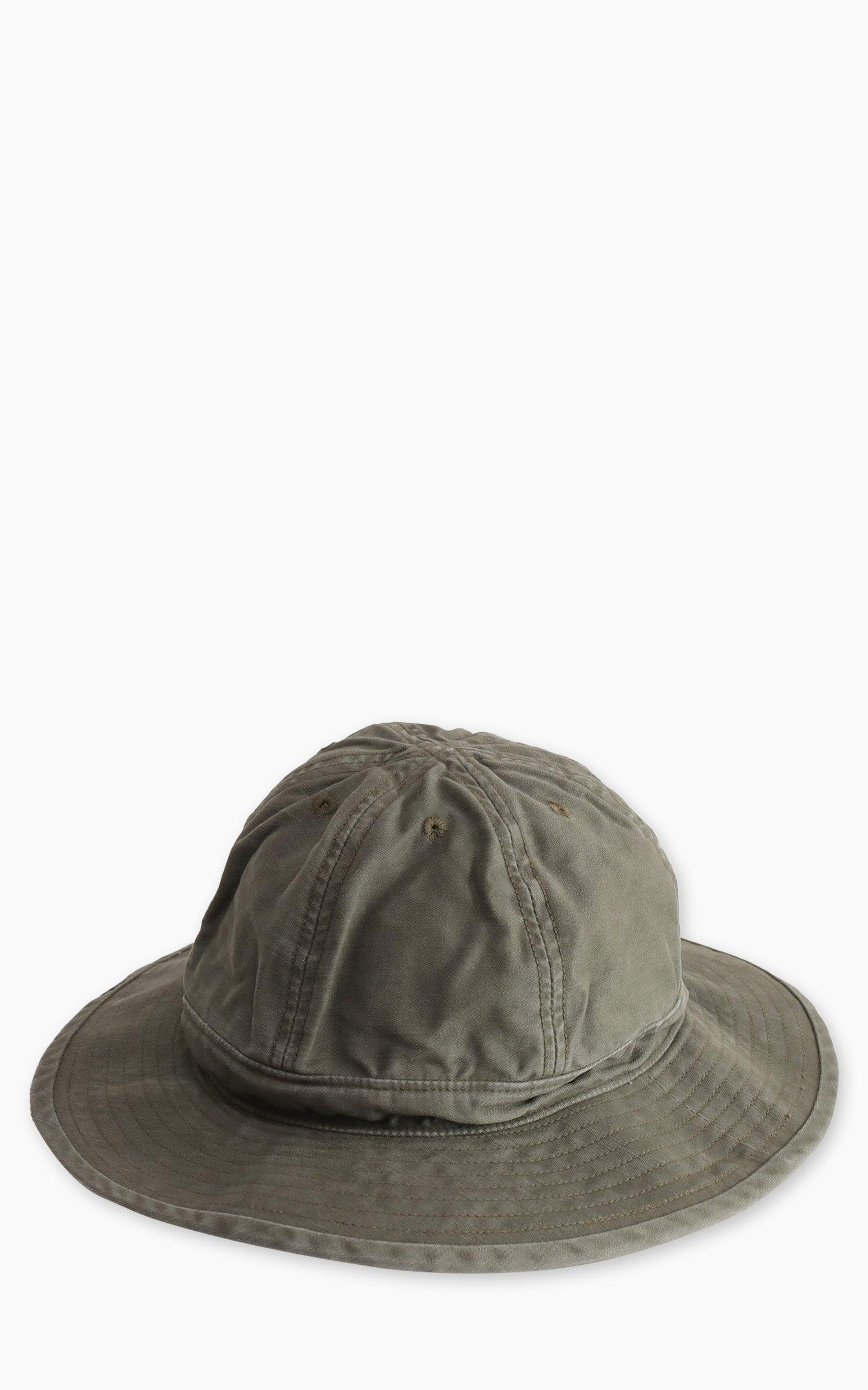 Military Army Hat Back Satin Olive