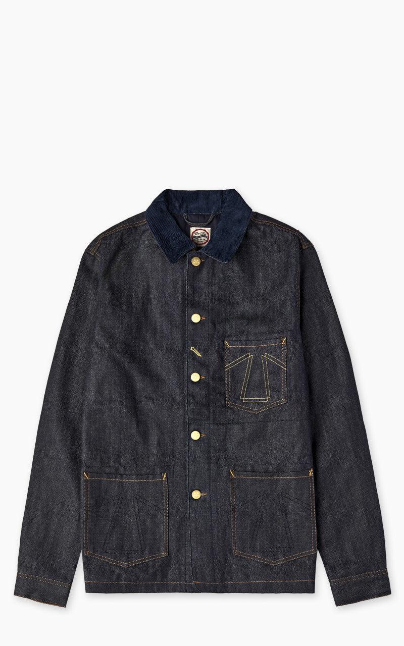 Fit 673 Chore Jacket Selvedge Denim Indigo Blue 13.75oz