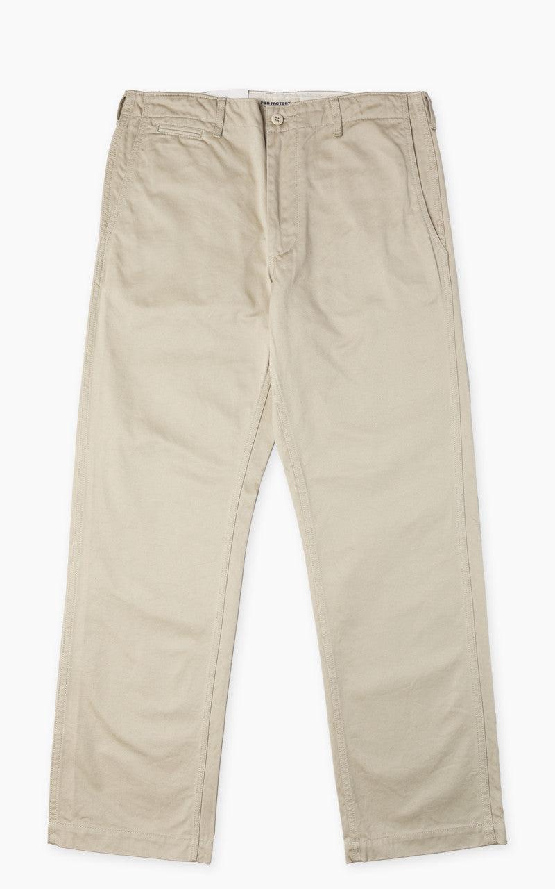 F0514 Narrow U.S. Trousers Beige
