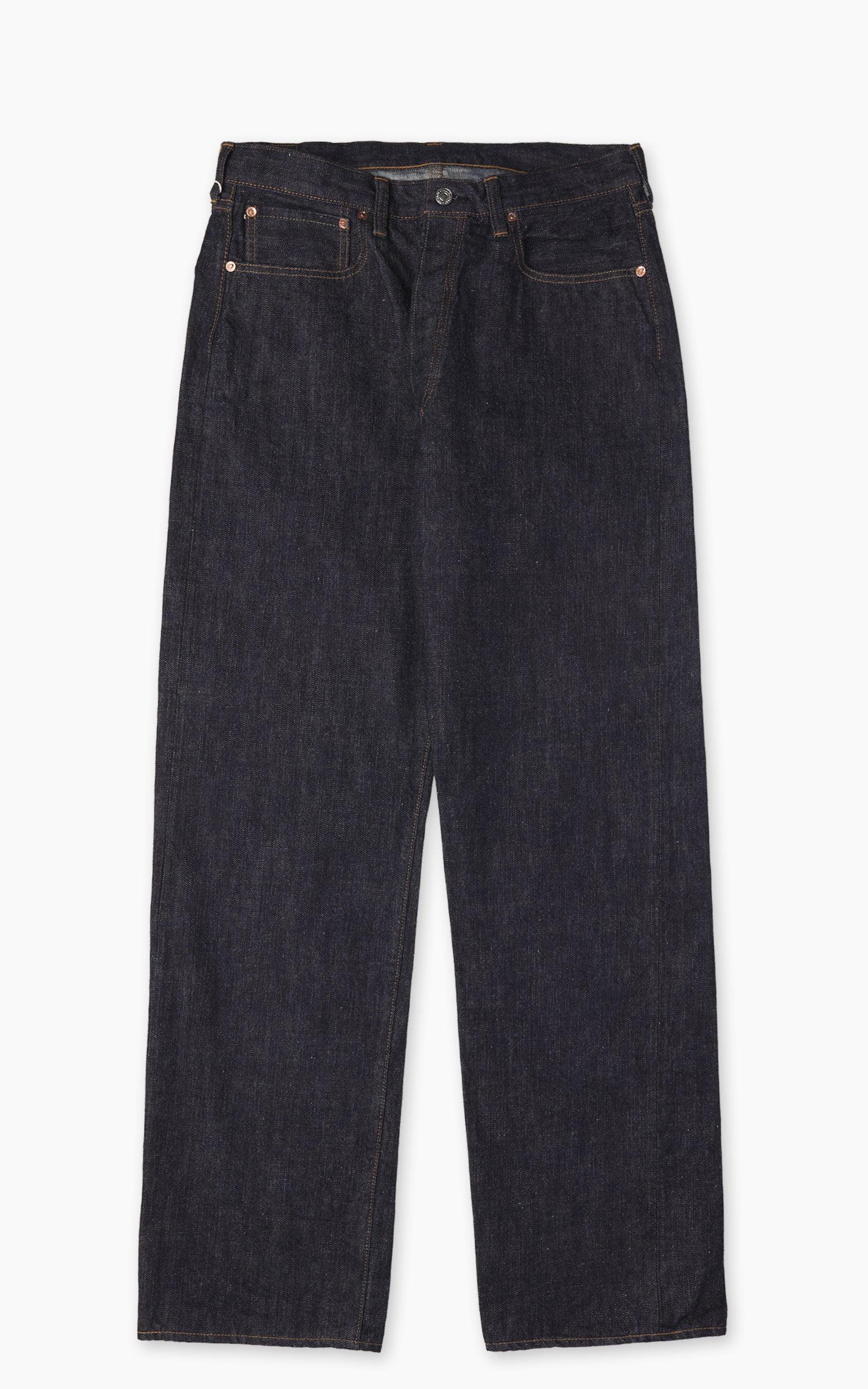 F137 Selvedge Denim West Overalls Rinsed Indigo
