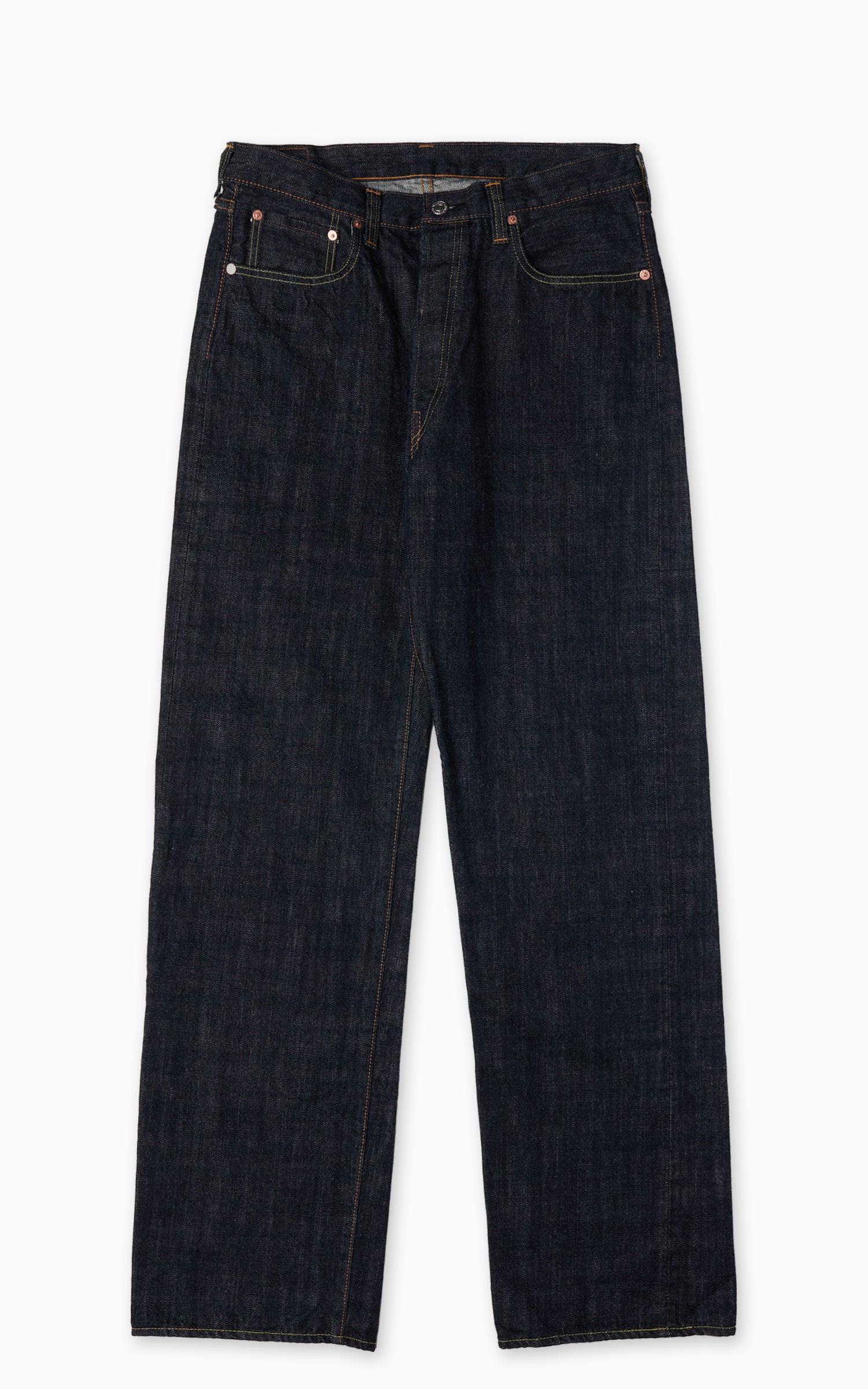 F143 Selvedge Denim Straight 5P Rinsed Indigo
