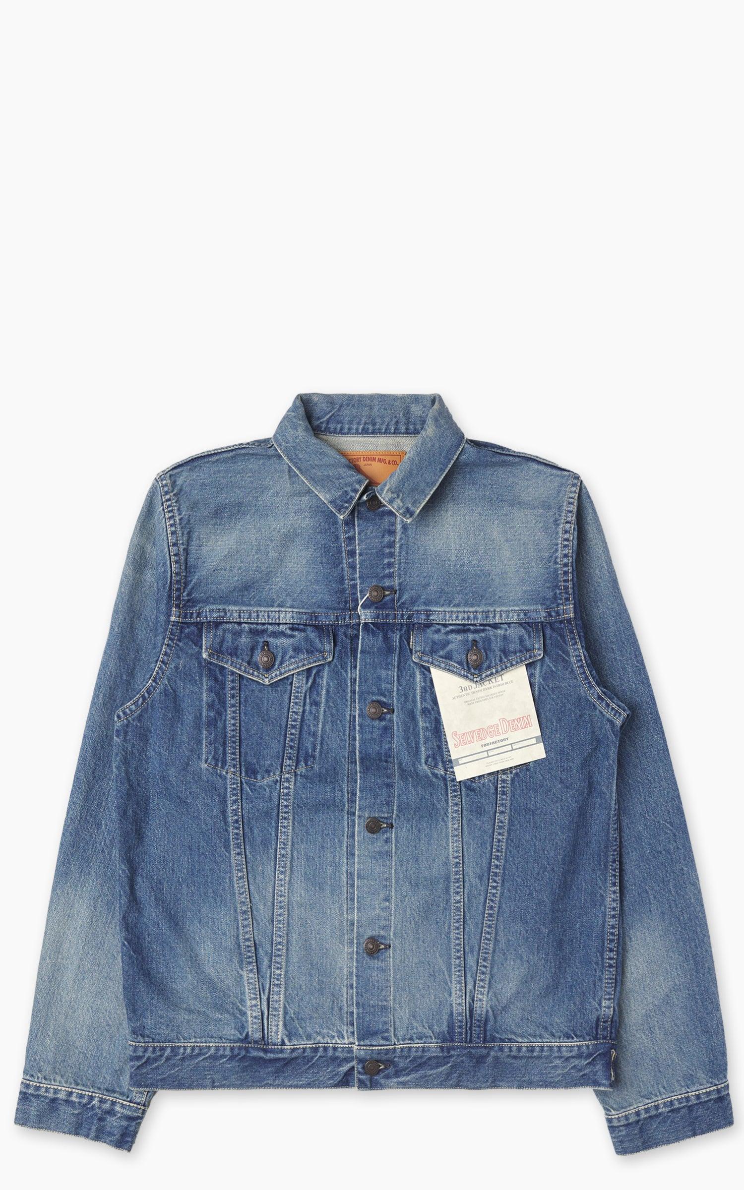 F2444 Type 3 Selvedge Denim Jacket Used Wash Indigo