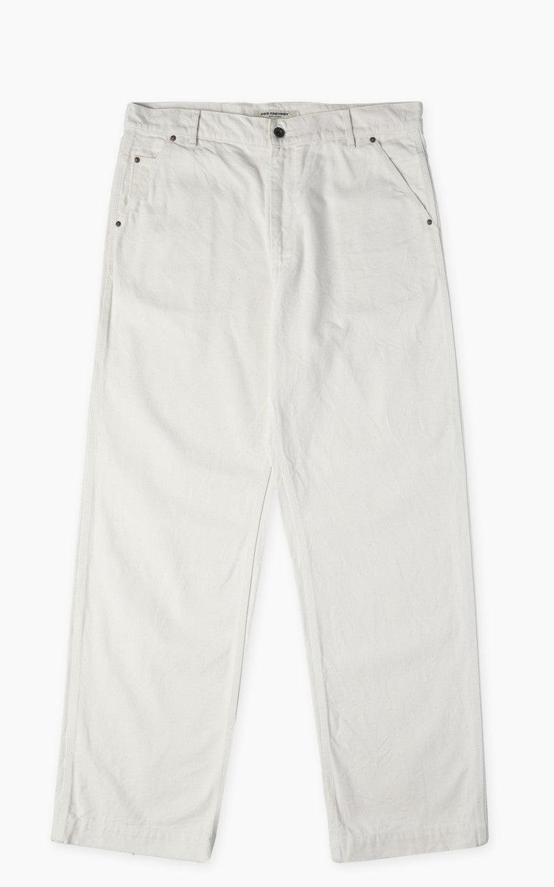 F0530 Cotton Duck Work Pants Ecru