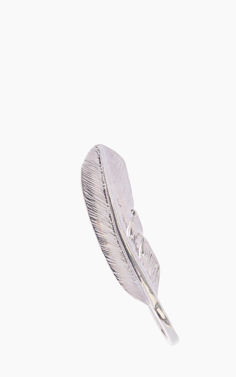 P-004L (S) Feather Pendant Silver