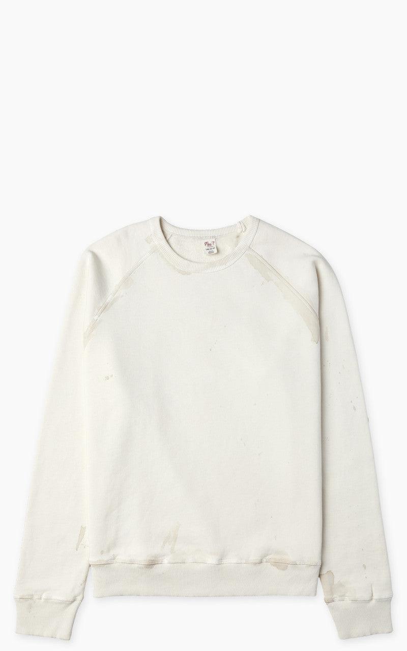Sweatshirt Plain Pigment Dyed Off White