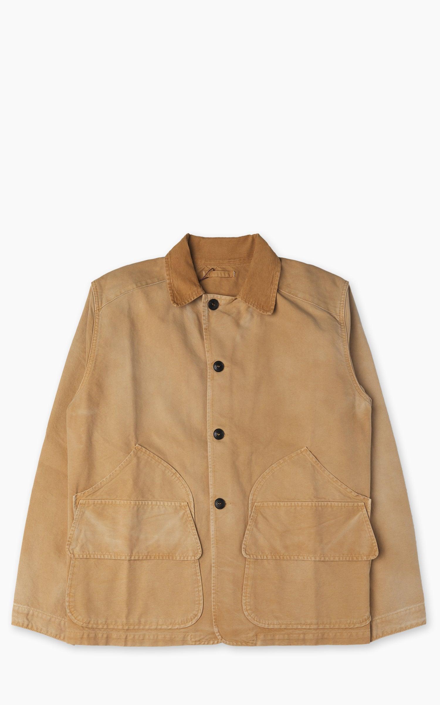 Blanckett Sun-Faded Cotton Hunting Jacket Beige