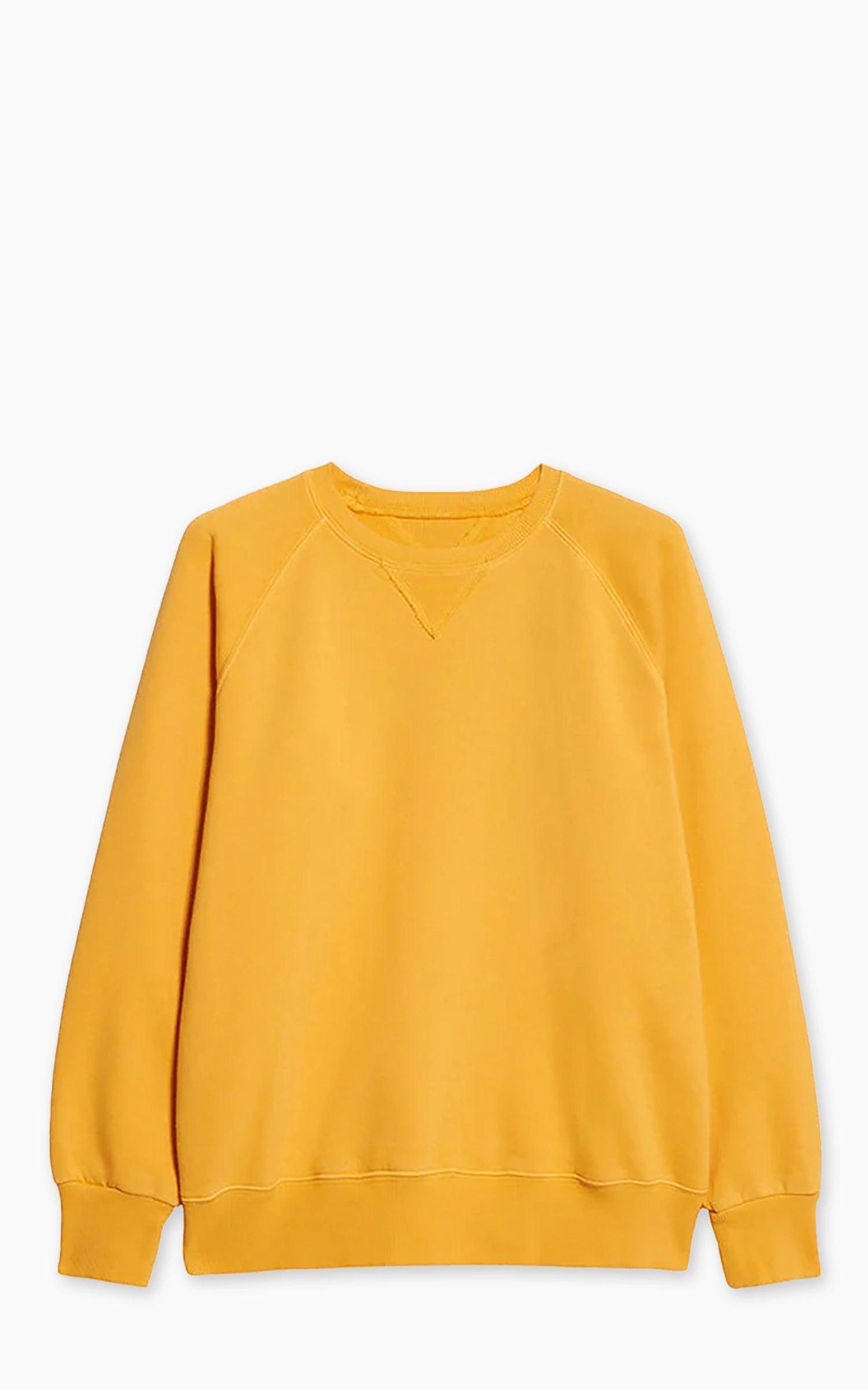 Harvard Crewneck Fleece Sweatshirt Yellow