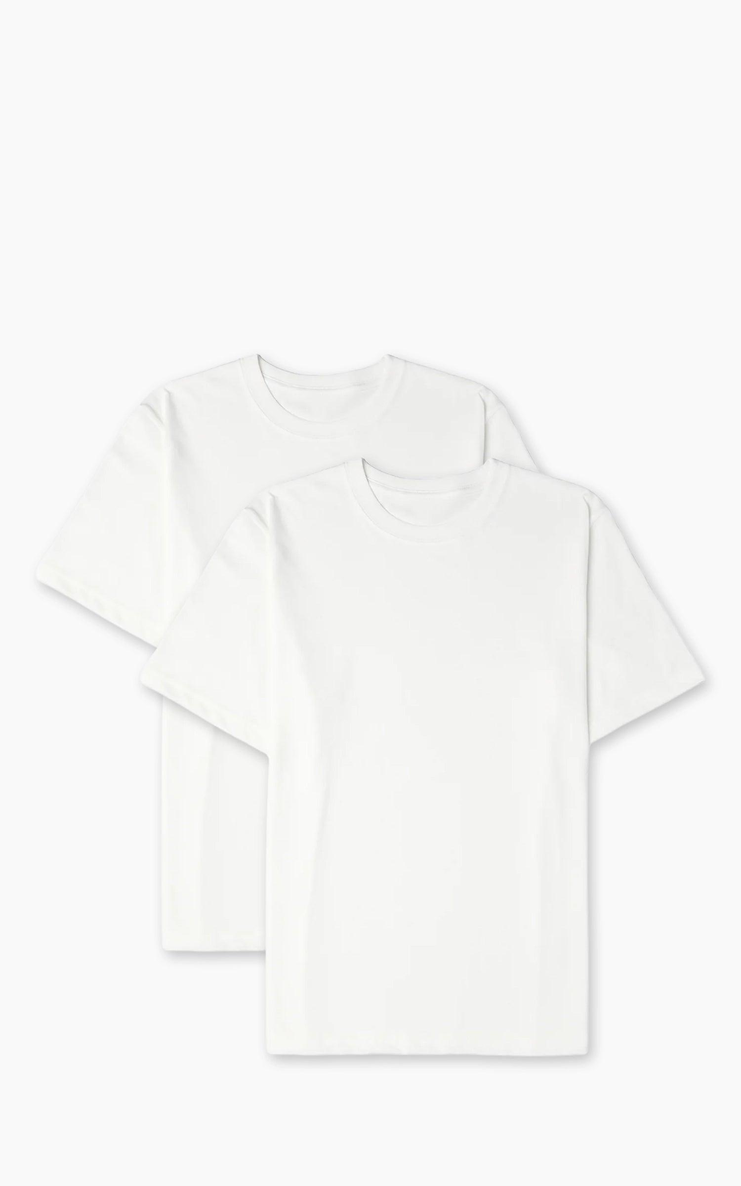 Recycled Cotton T-Shirt 2-Pack Off White
