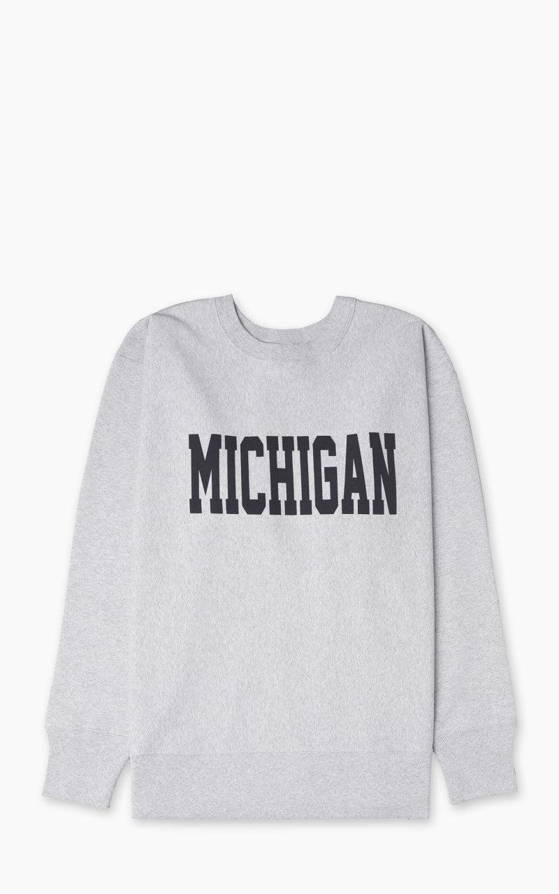 U.S. Cotton R/V Sweatshirt Michigan Heather Grey