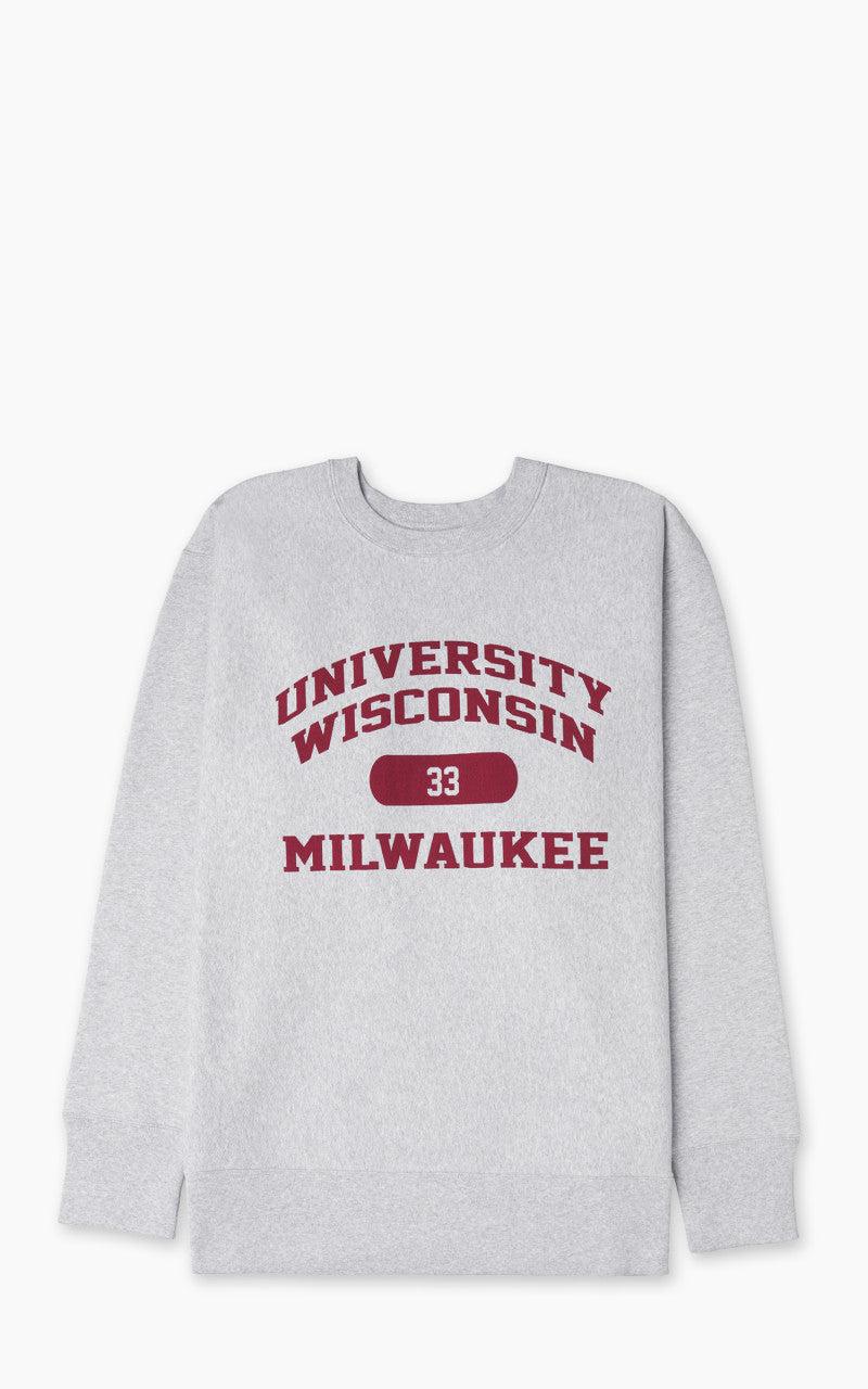 U.S. Cotton R/V Sweatshirt Wisconsin Heather Grey
