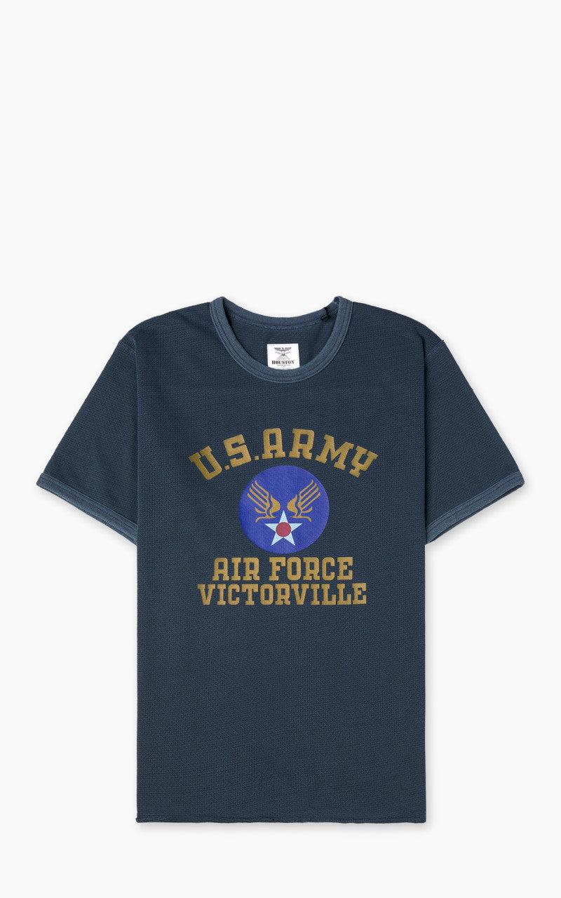 Mesh Cotton (U.S. Army Air Force) Print T-Shirt Navy