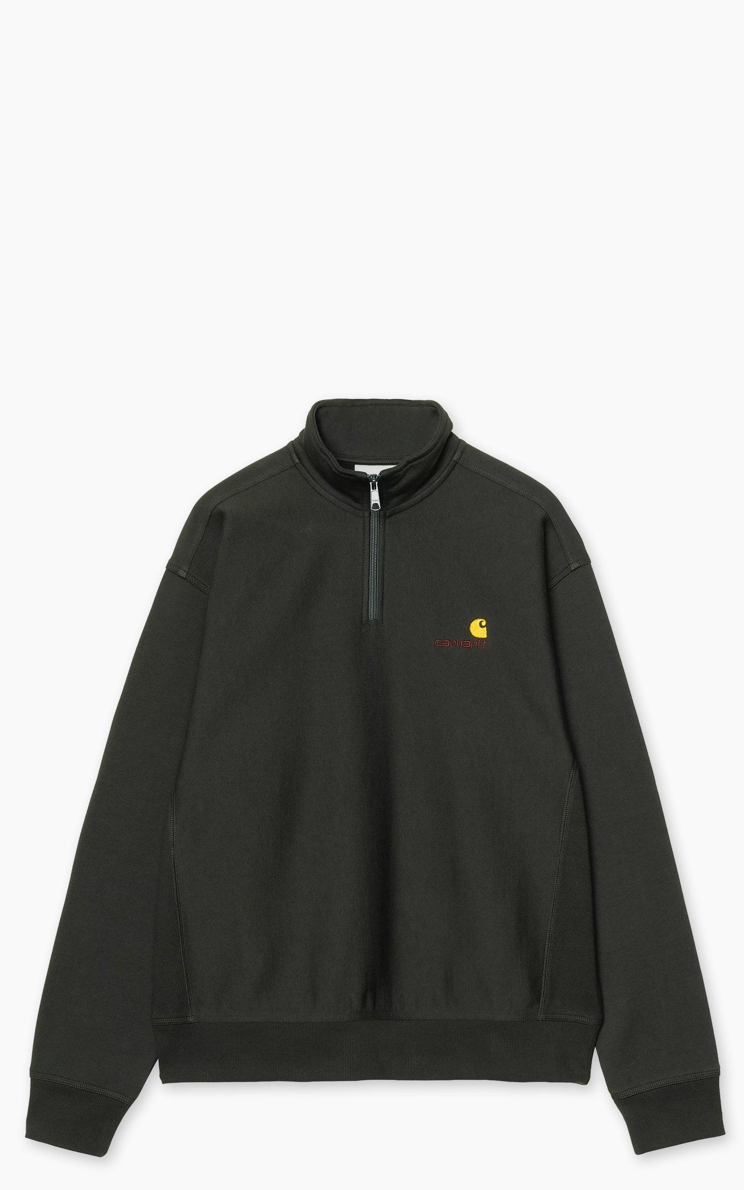 Half Zip American Script Sweatshirt Raven