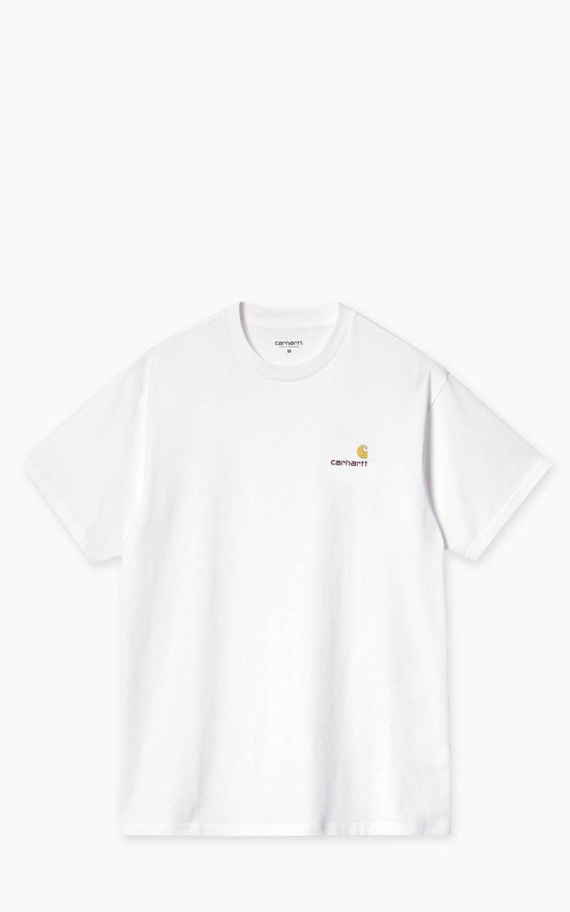 Carhartt WIP S/S American Script T-Shirt White