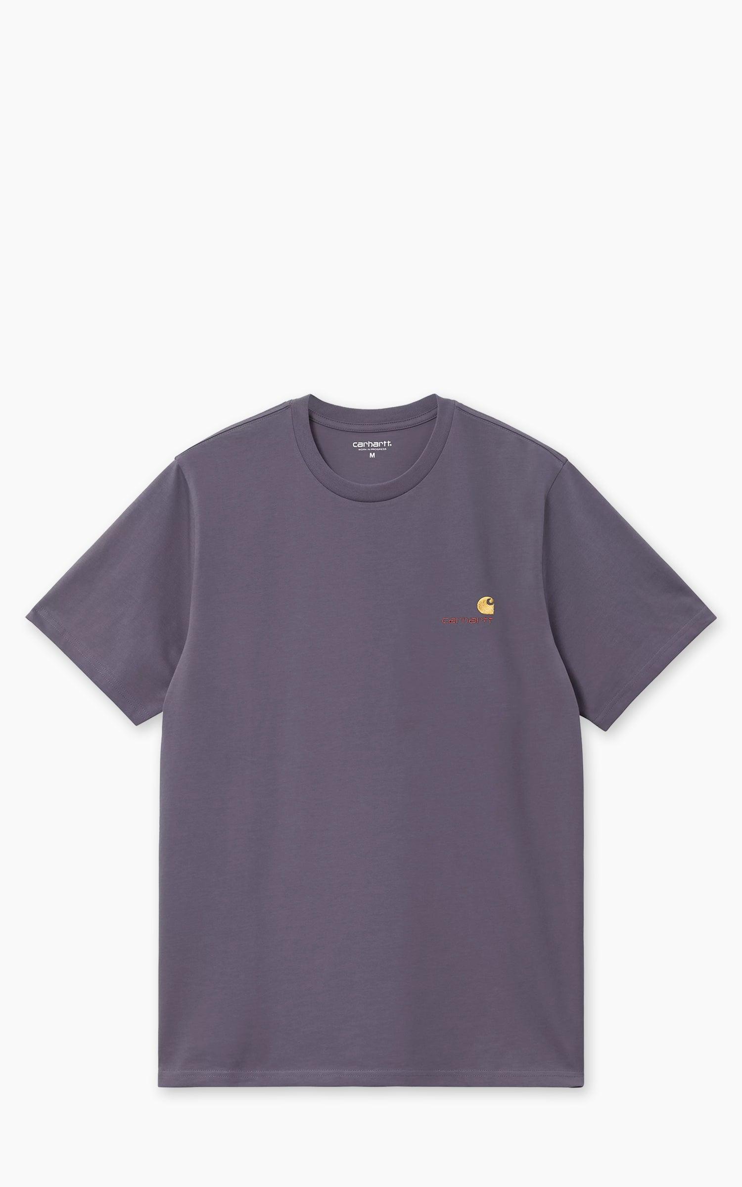 S/S American Script T-Shirt Shady Purple