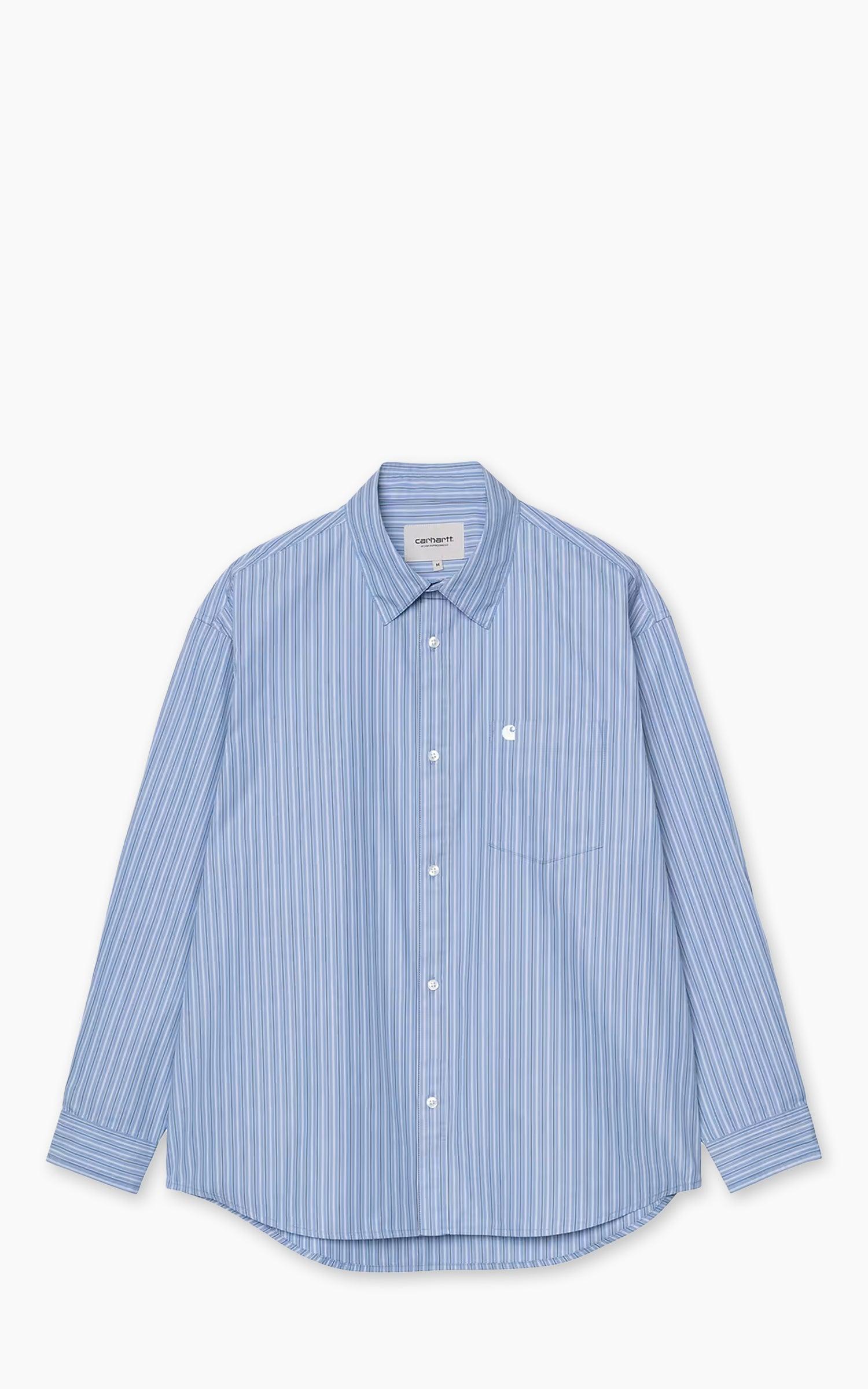 L/S Keene Shirt Keene Stripe/Curacao