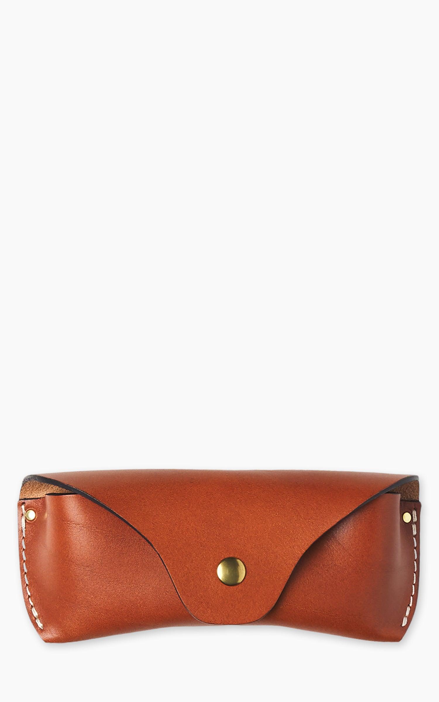 Leather Eyeglass Case Cognac