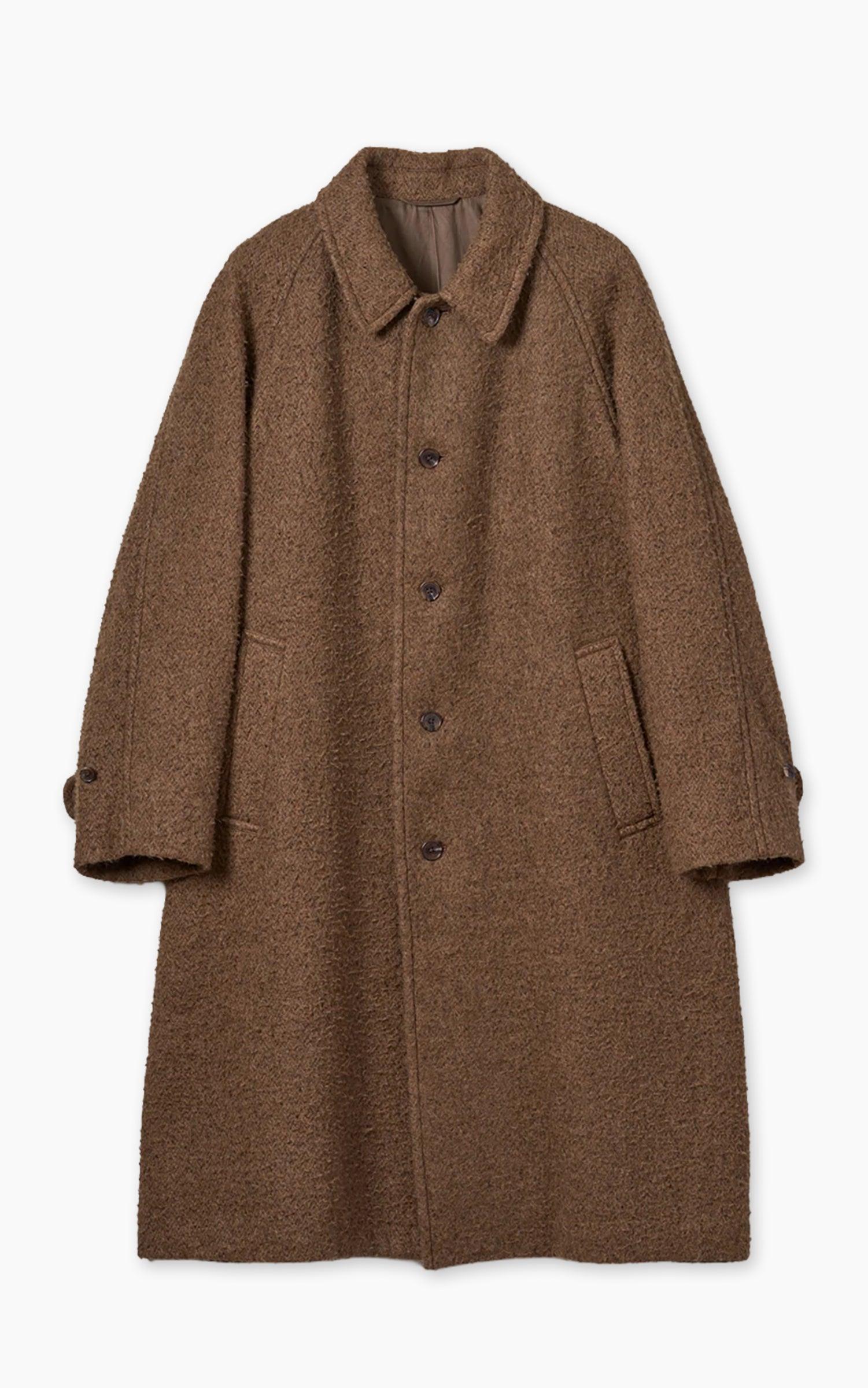 Napping Wool Umbrella Coat Top Khaki