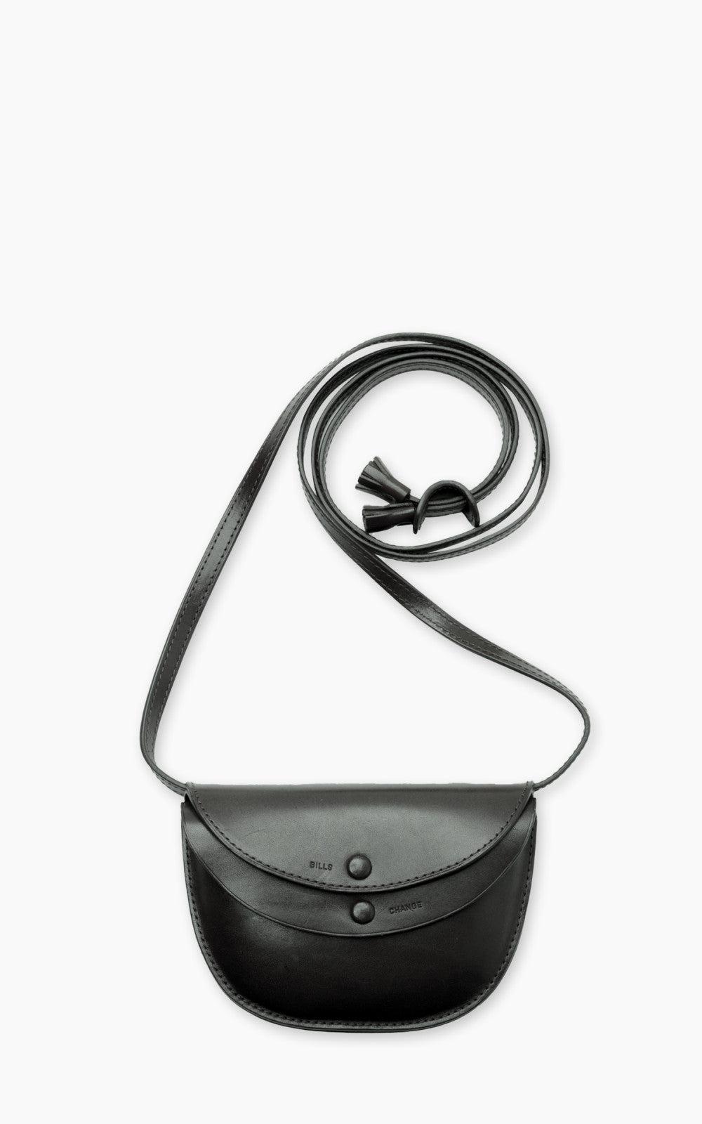 Round Wallet Mid Porch Black
