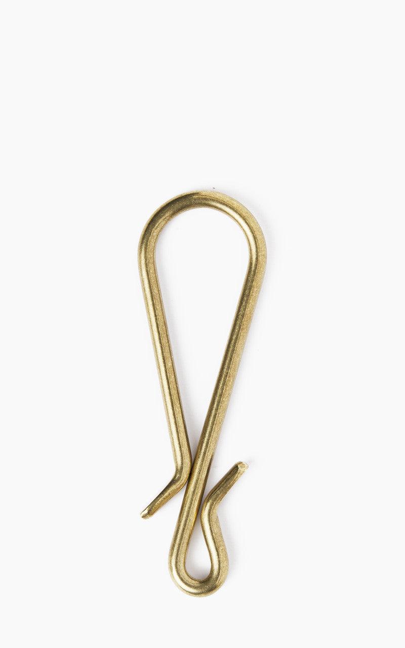 B83H12 Wire Rolled Key Hook Brass