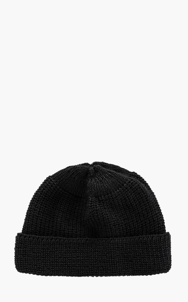 Leuchtfeuer Walfänger Knit Wool Beanie Black