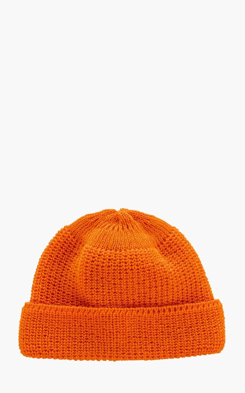 Leuchtfeuer Walfänger Knit Wool Beanie Orange