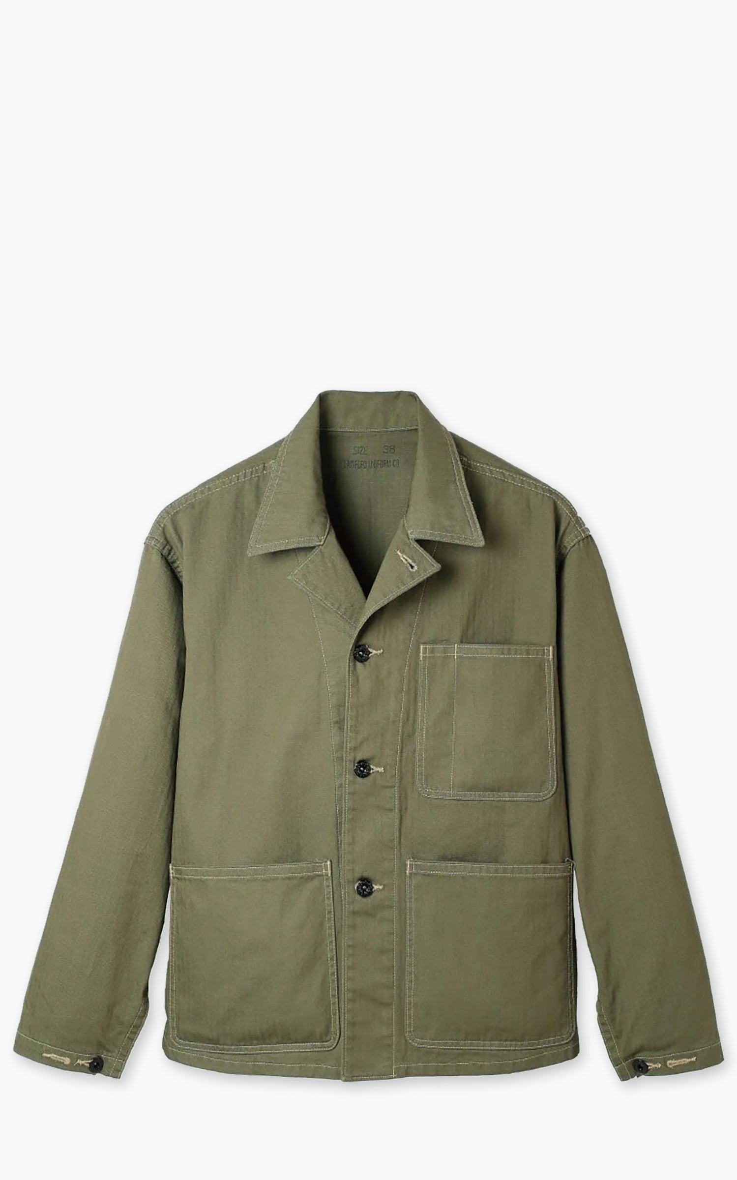 N-3 Utility Jacket Herringbone Twill Olive Drab
