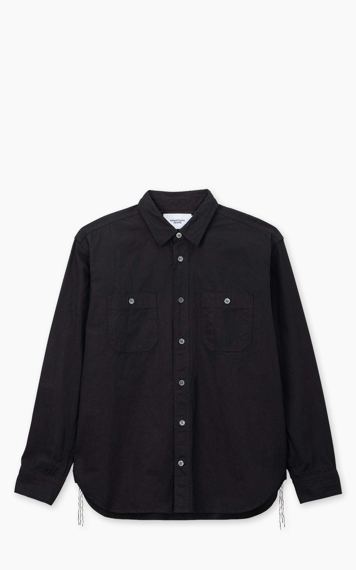 MMLS6005 'Tokuno Blue' Sashiko L/S Shirt Indigo