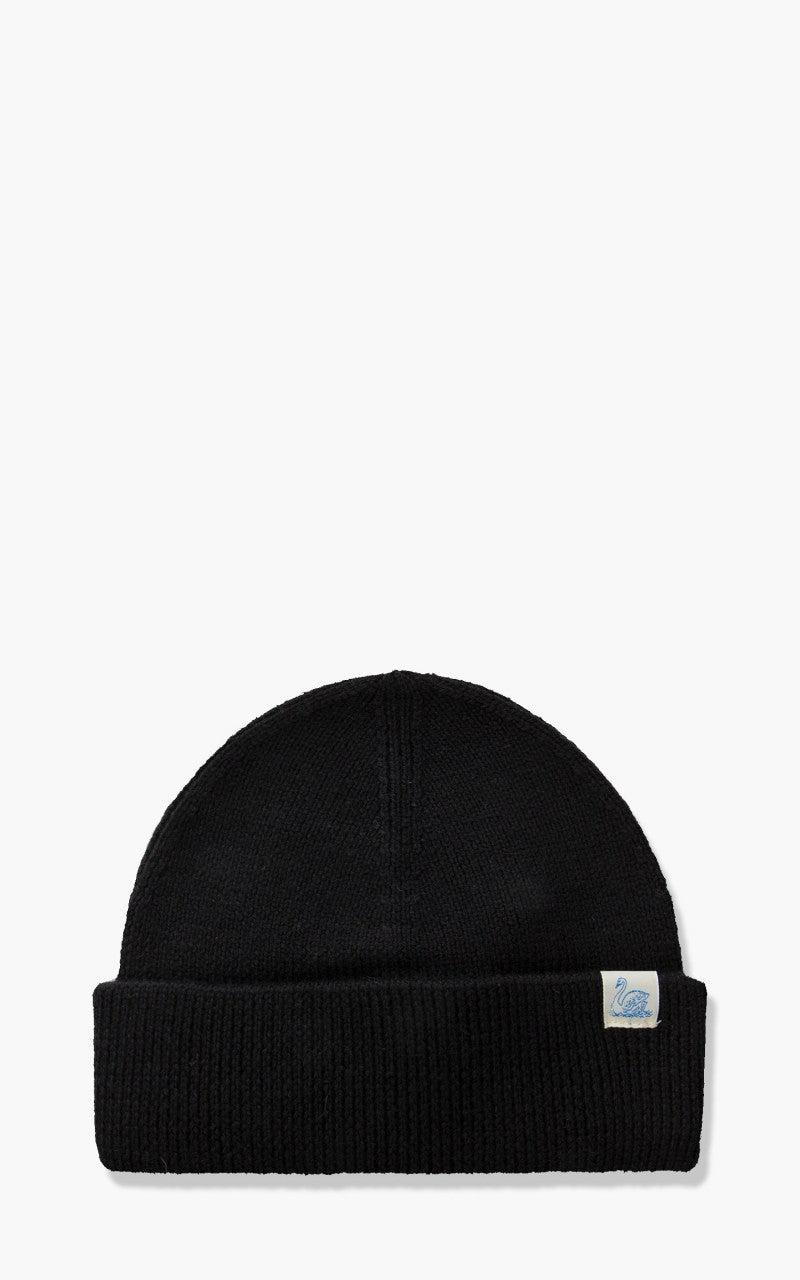 MWBN05 Merino Beanie Deep Black