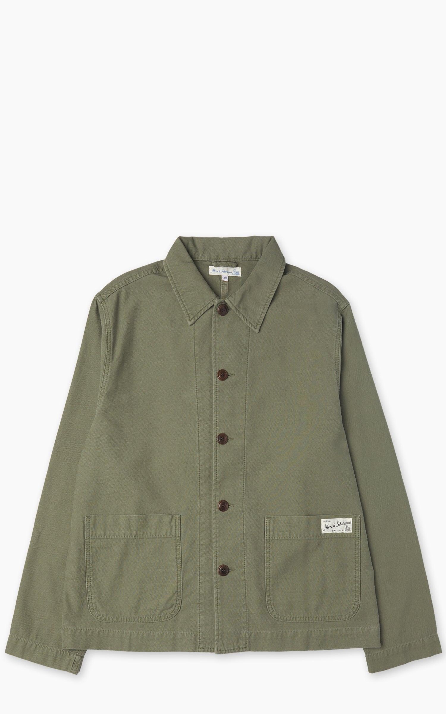 JKT08SC Sateen Canvas Cropped Workers Jacket Army