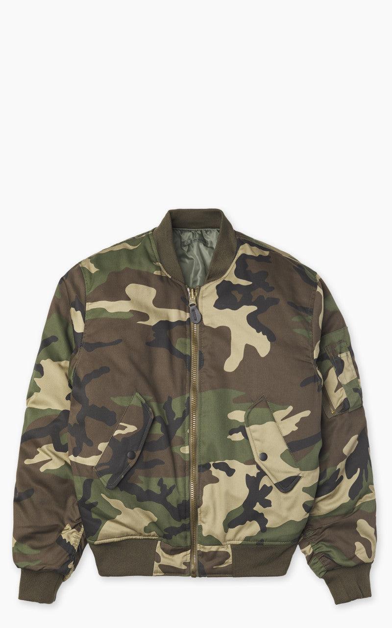 MA-1 US Flight Jacket Woodland Camo