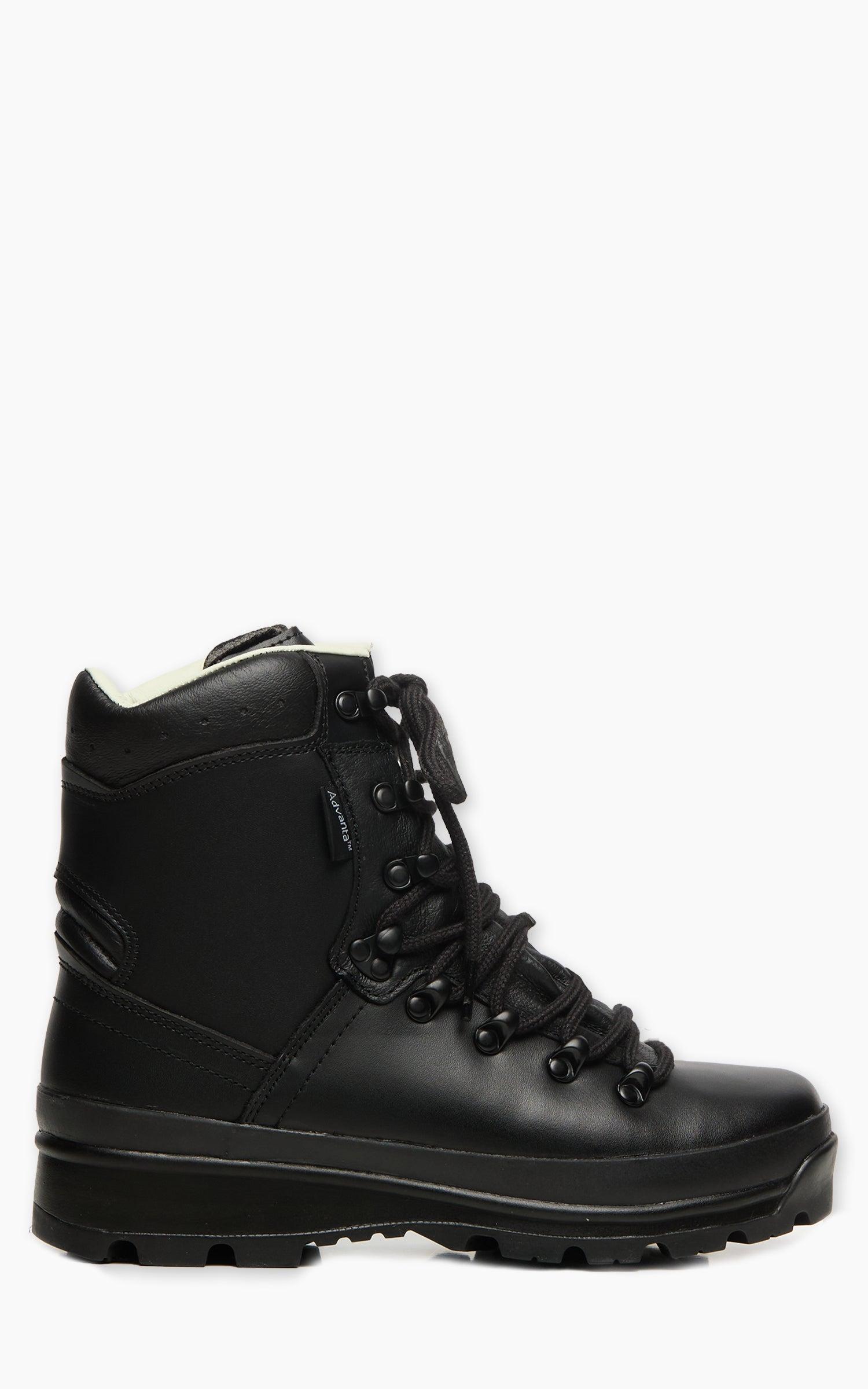 German Military Mountain Leather Boots Black