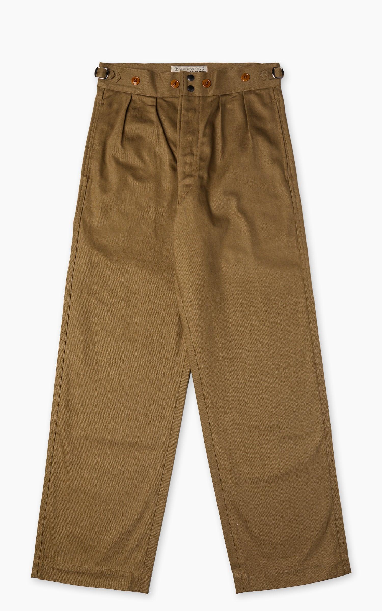 Diggers Trousers Katsuragi Drill Brown