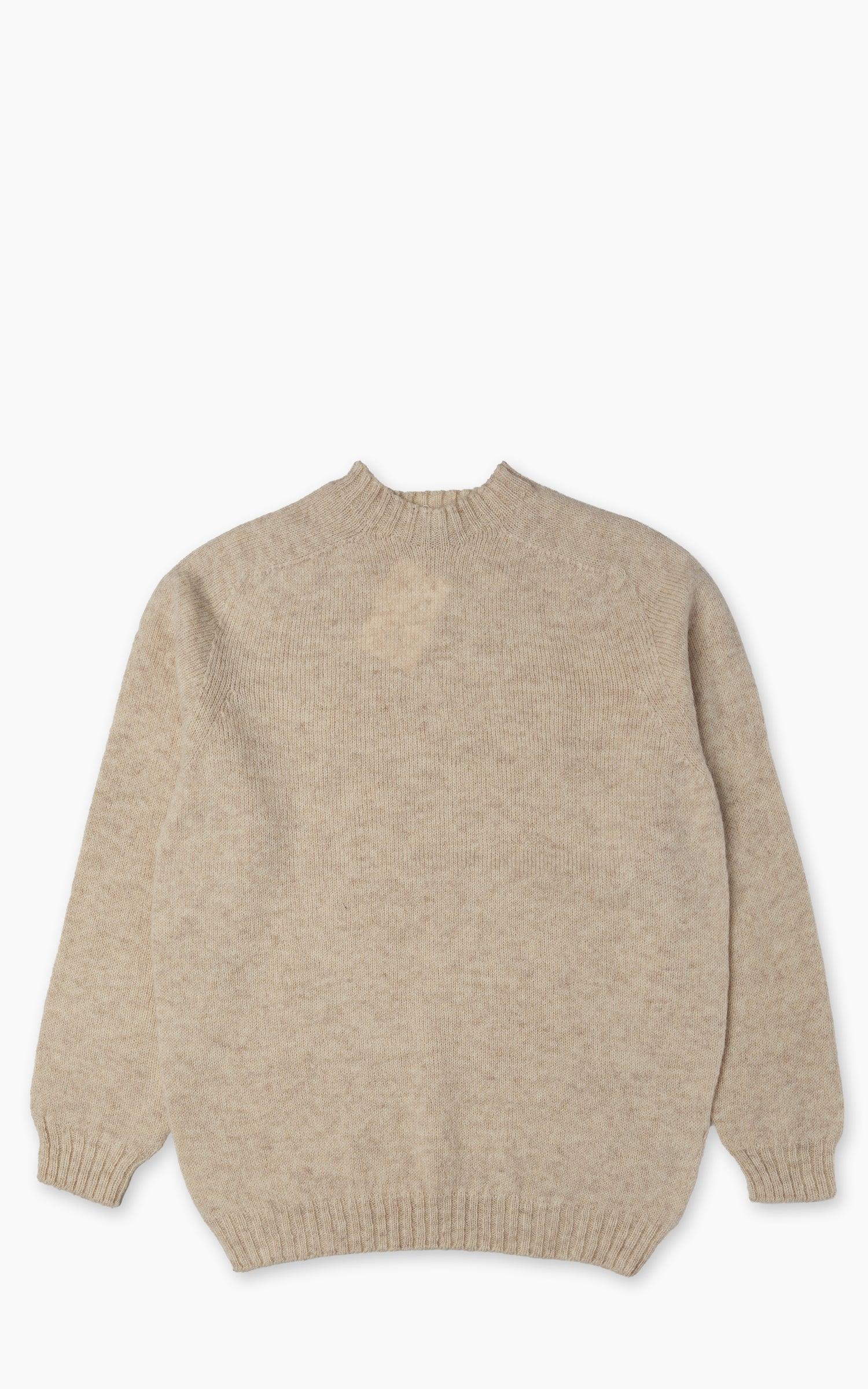 SW1 Shetland Wool Crewneck Sweater Ivory