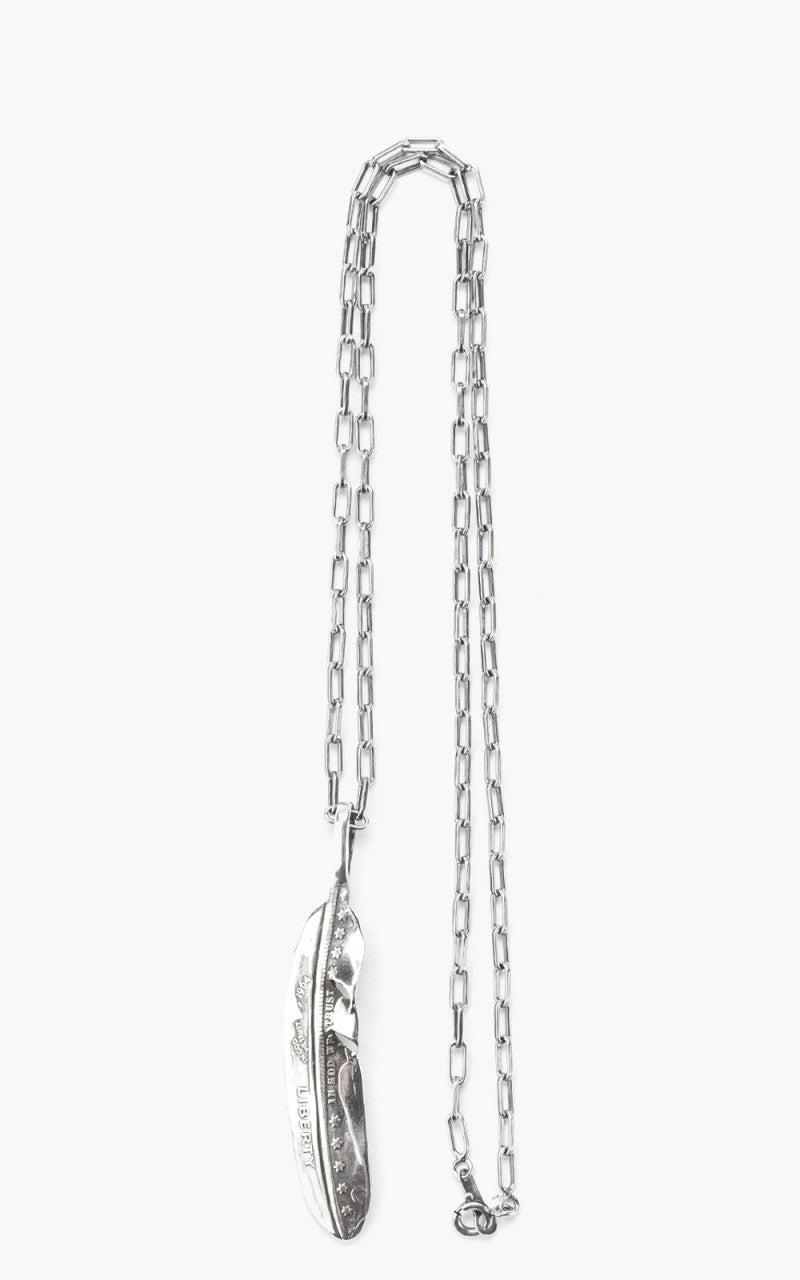 N-530 Necklace 925 Silver Liberty Feather