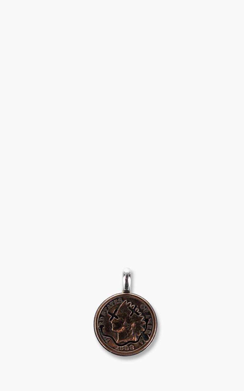 N-603A Smile Coin Pendant Silver