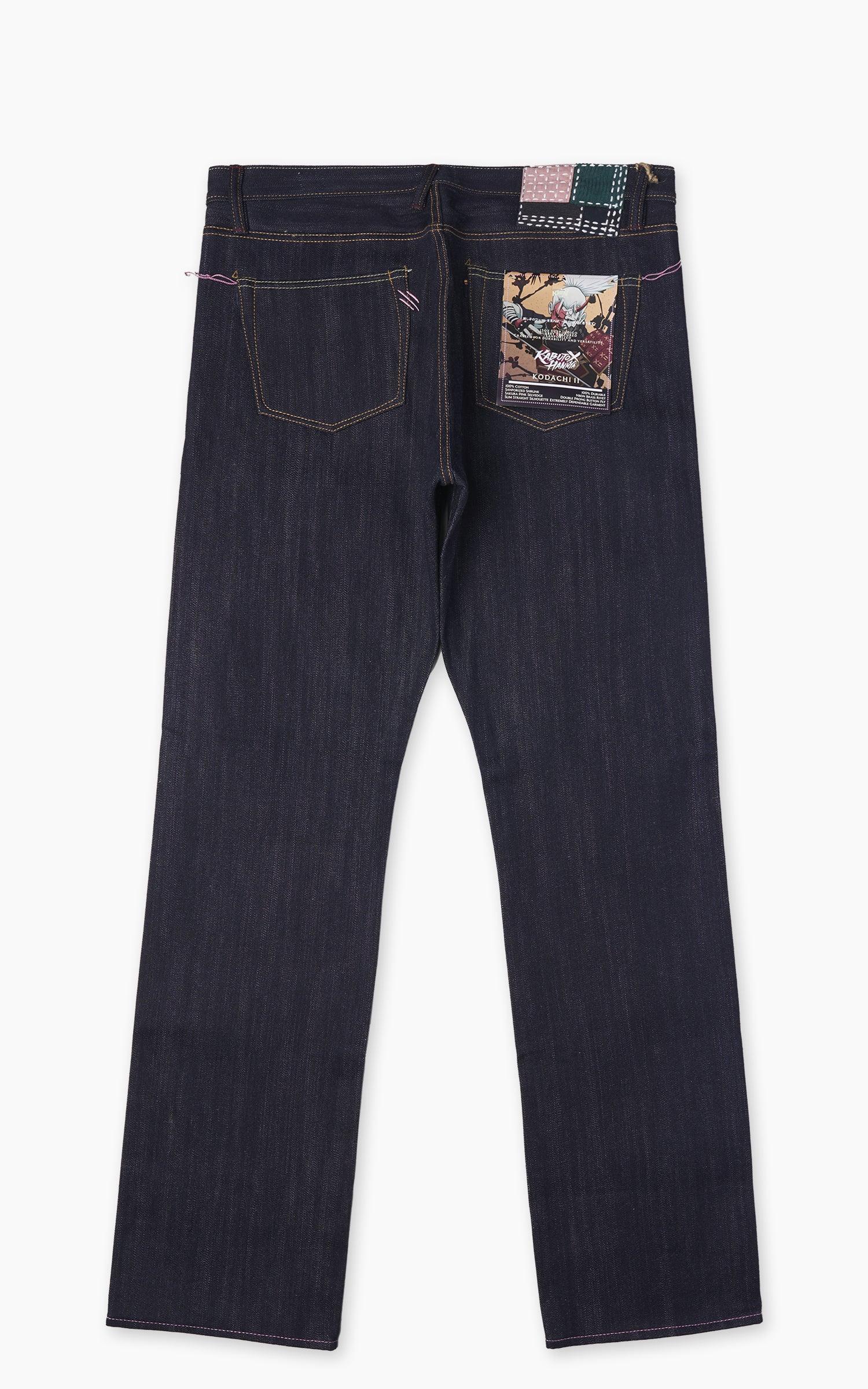 Kabuto x Hannya Kodachi II Slim Straight Selvedge Jeans Indigo 15oz