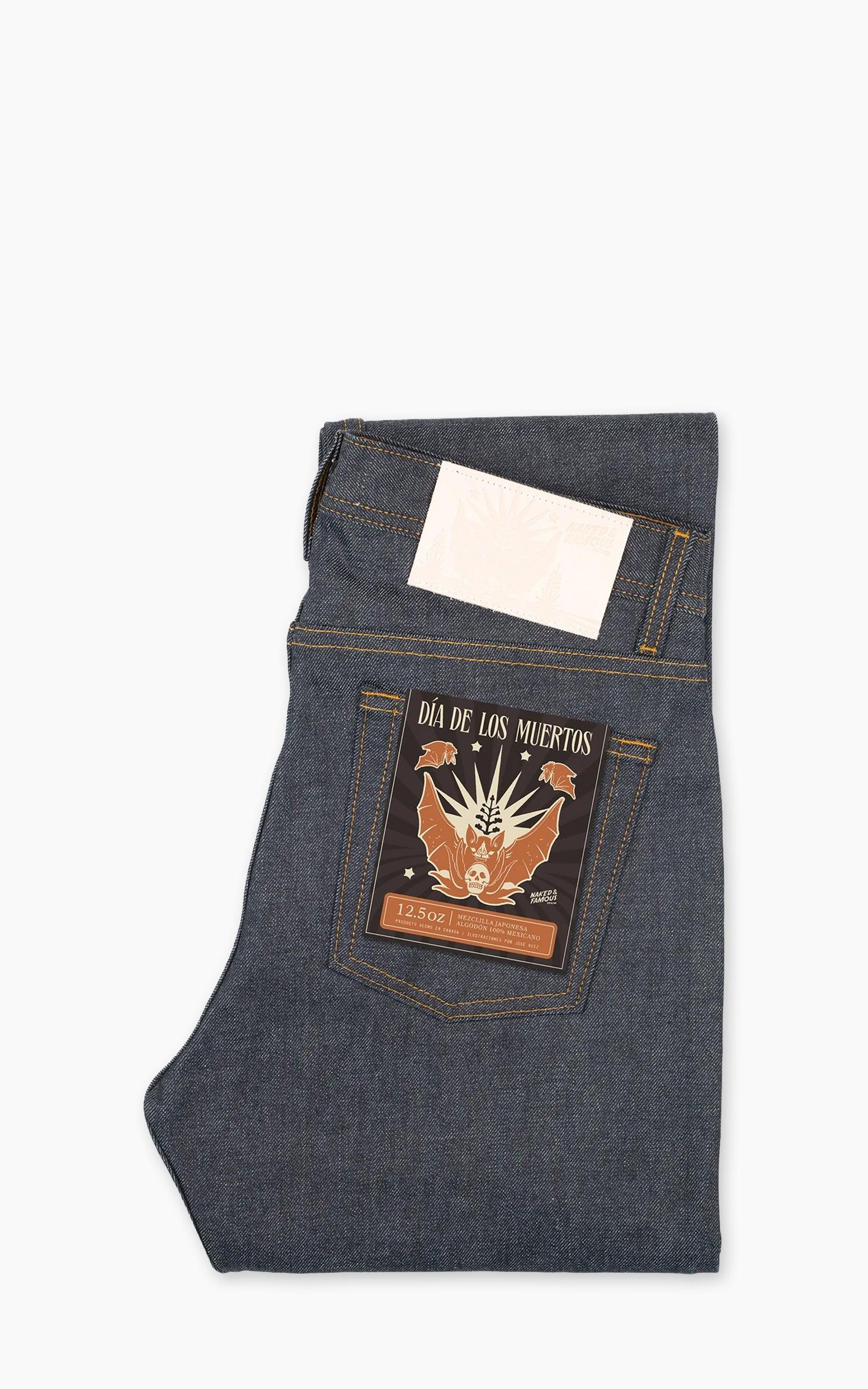 Weird Guy Dia De Los Muertos Selvedge Bat