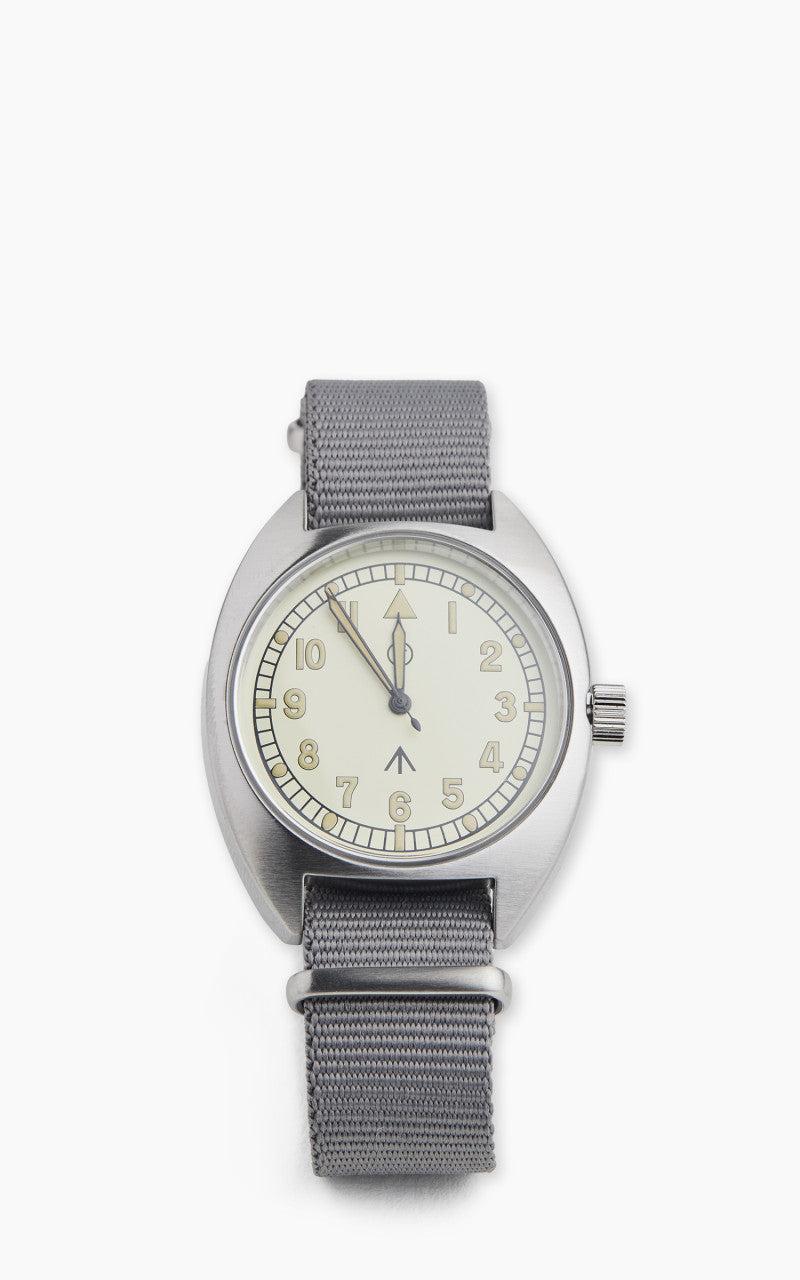 MIL-02C Naval Military Watch White Dial Grey