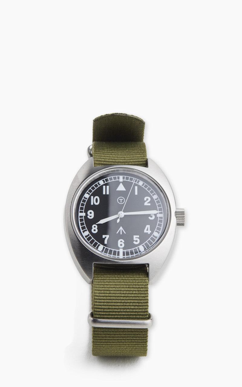MIL-02A Naval Military Watch Black Dial Khaki