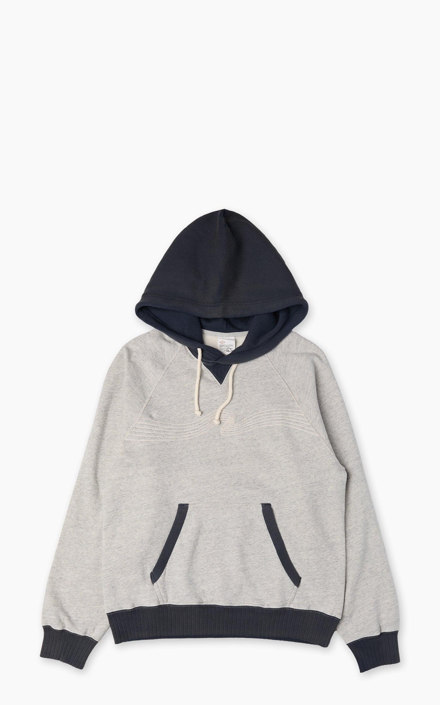 Gunde Hoodie Embo Wave Greymelange
