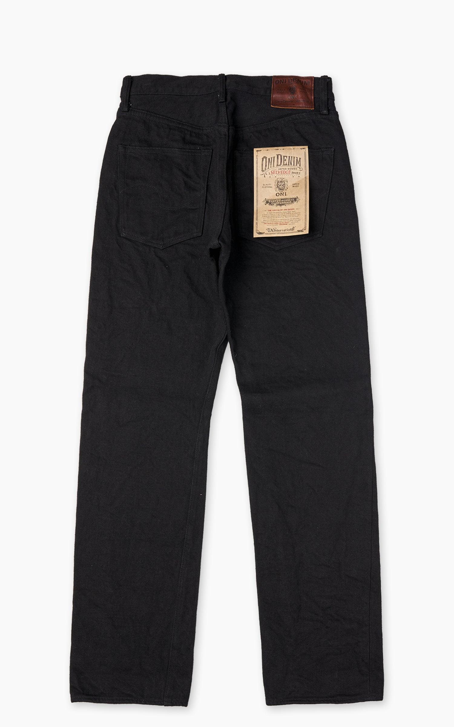 288ZR-BKBK "Secret Black Denim" Regular Straight Jeans 20oz