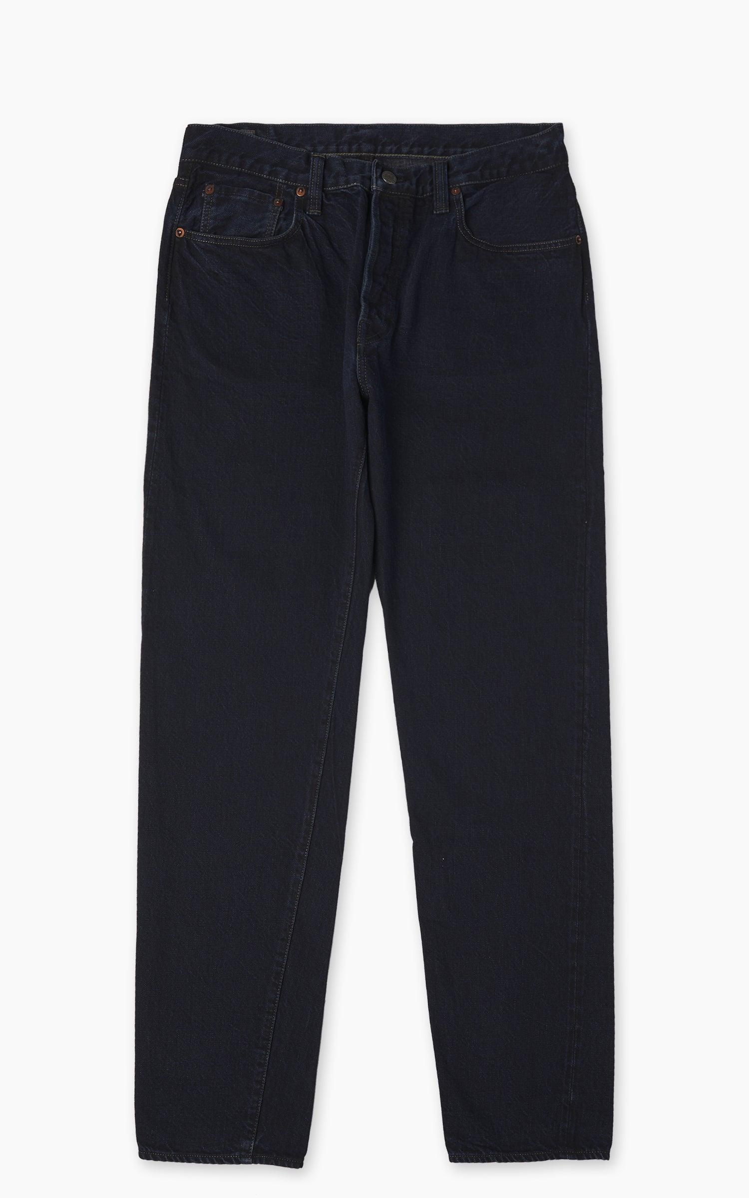 0415 Straight Fit Jeans Selvedge Charcoal Dyed