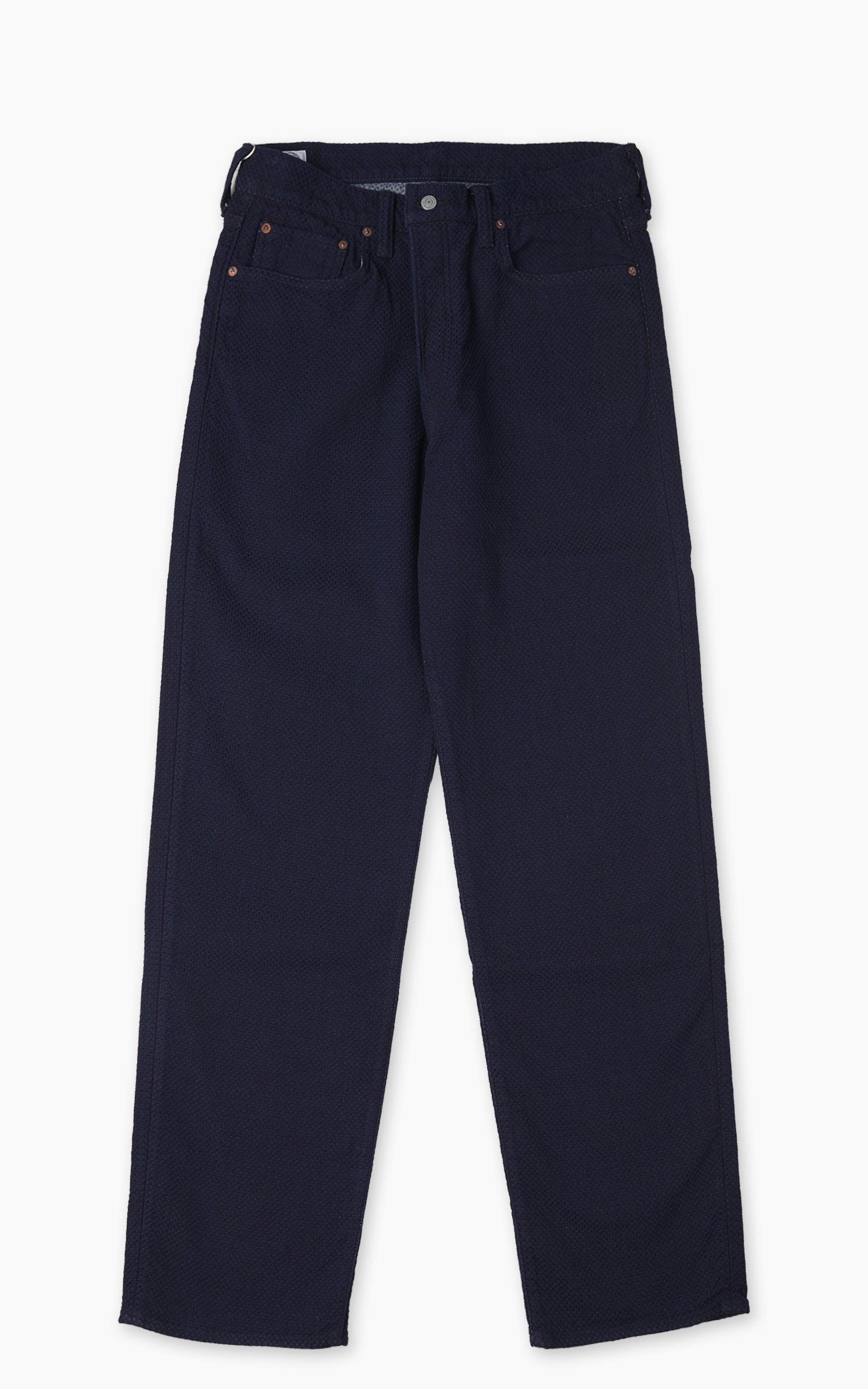 0821 Ori-Sashi Sashiko Loose Fit Jeans Indigo 15oz
