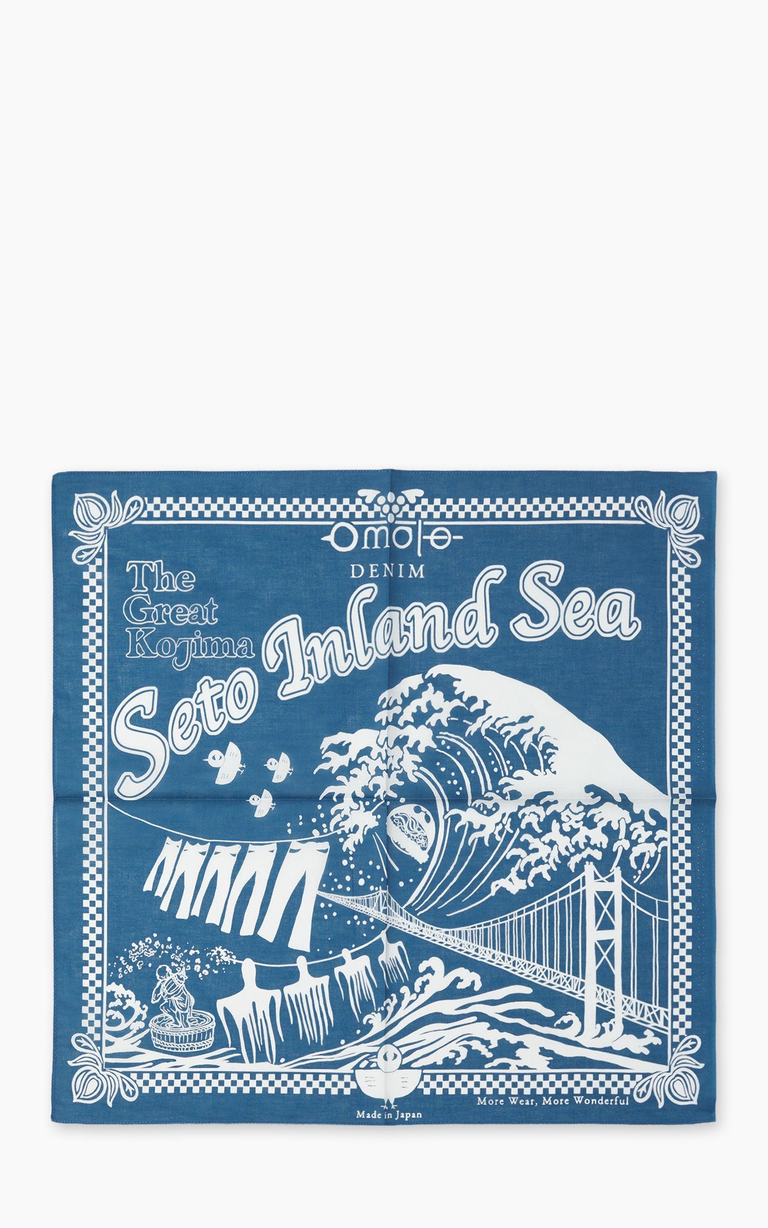 9302 Reveal Kojima Selvedge Bandana Blue