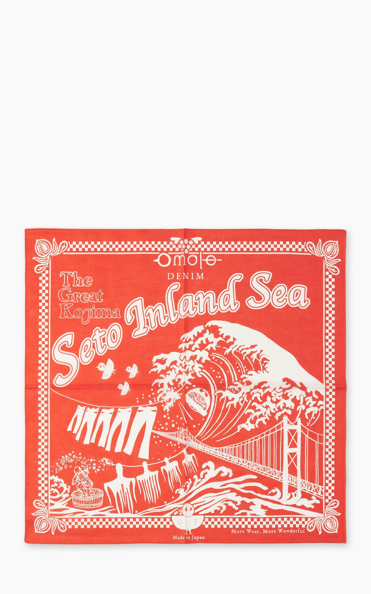 9302 Reveal Kojima Selvedge Bandana Orange