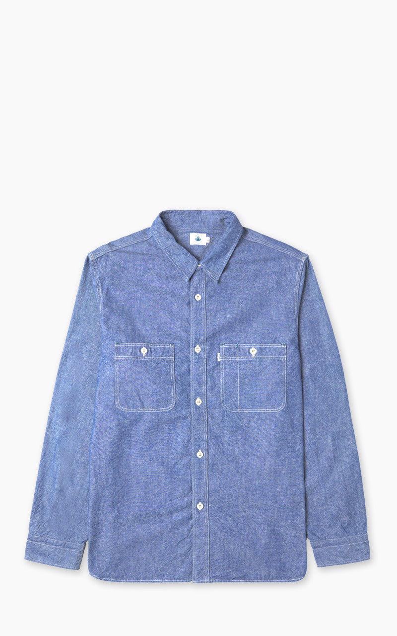 5017 High Density Chambray Work Shirt Indigo