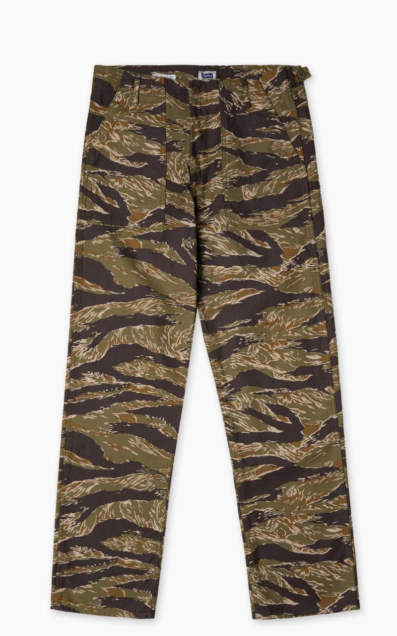 PUP1 Baker Pants Back Satin Tiger Stripe