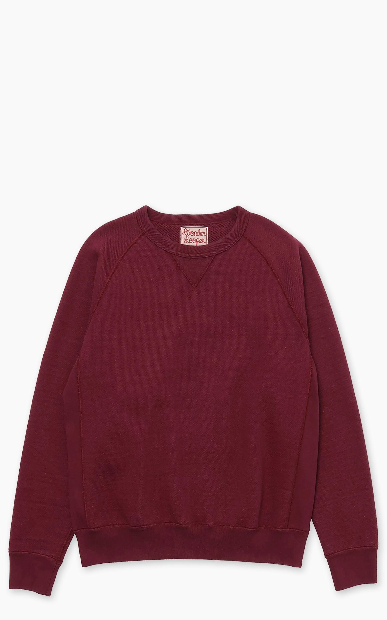Crewneck Double Heavyweight French Terry Burgundy